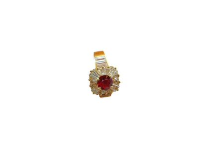 Van Cleef & Arpels 1Ct Burma Ruby on 18K Gold & Diamonds Ring