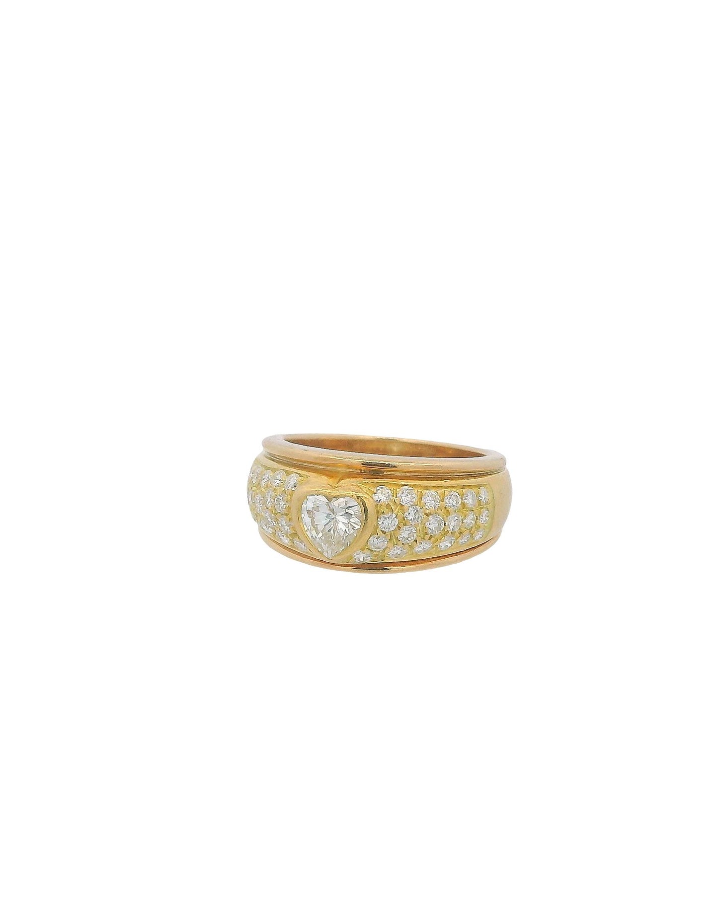 14K Yellow Gold & Diamonds Ring