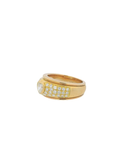 14K Yellow Gold & Diamonds Ring