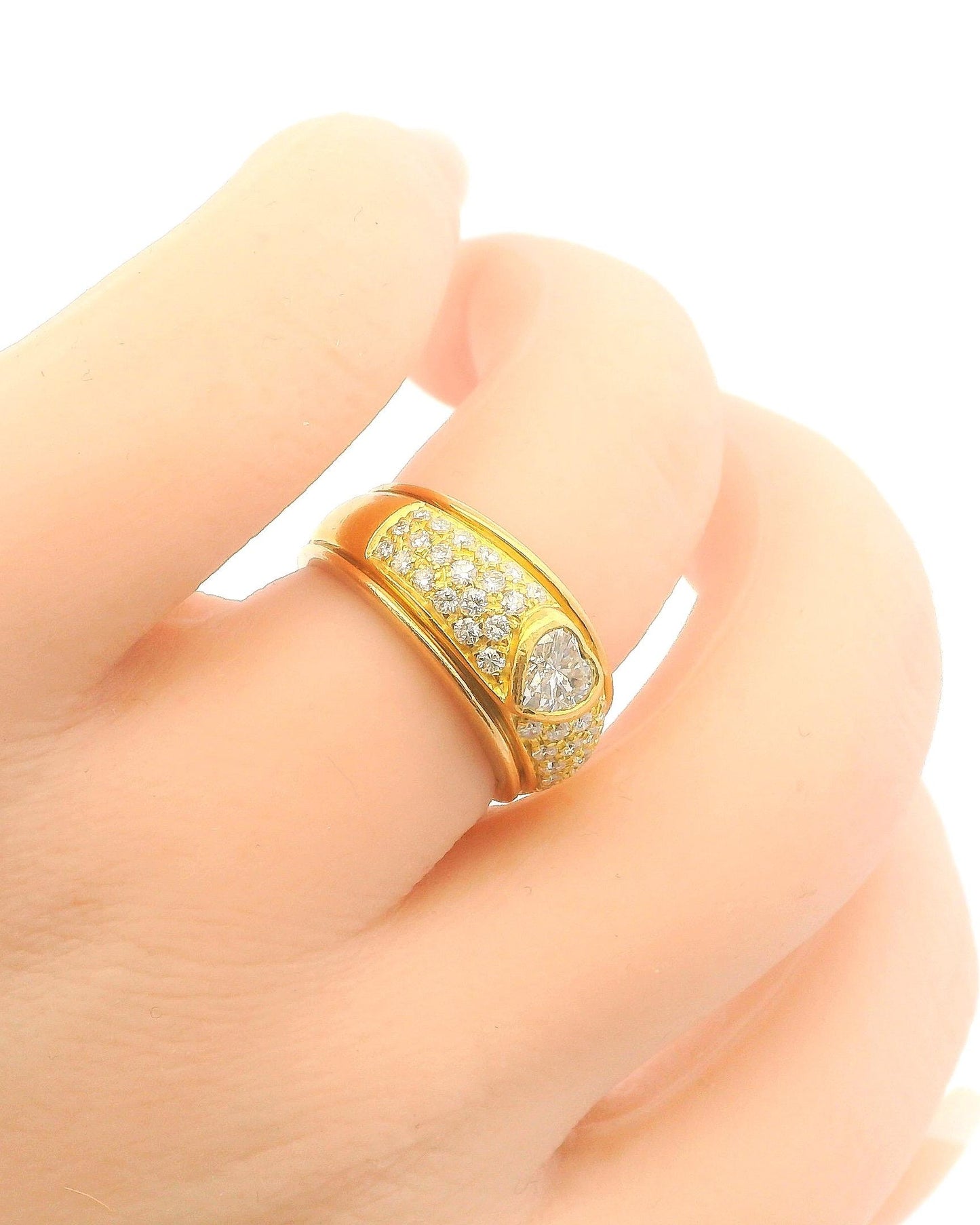14K Yellow Gold & Diamonds Ring