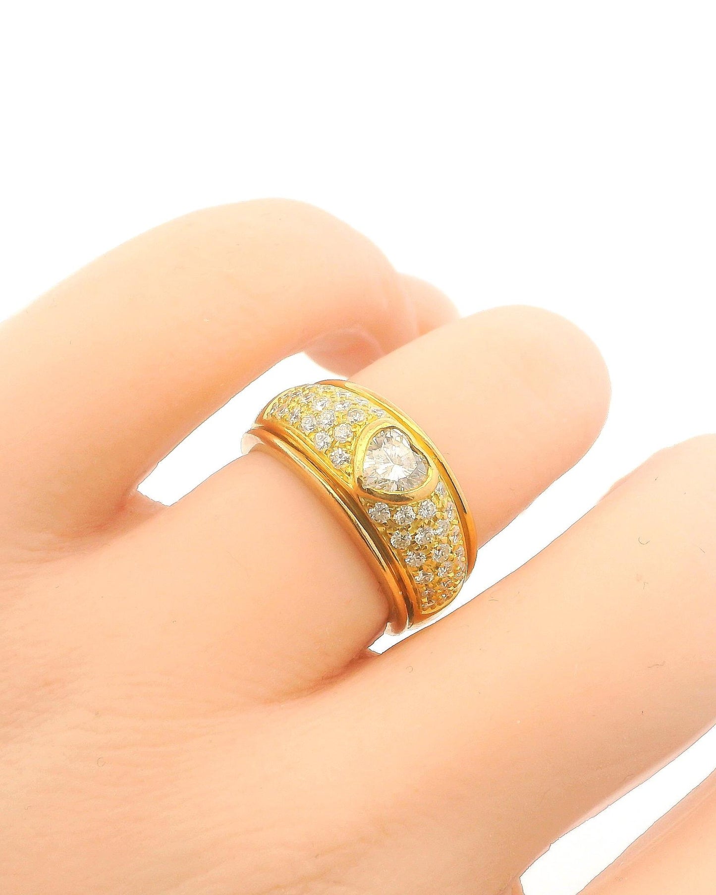 14K Yellow Gold & Diamonds Ring