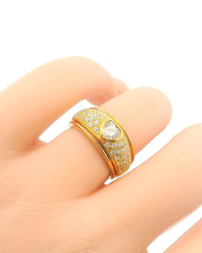 14K Yellow Gold & Diamonds Ring