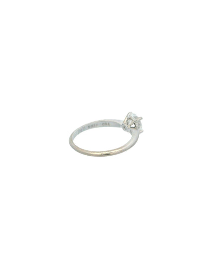18K White Gold Diamond Solitaire 0.75 Ct Ring by René Kern