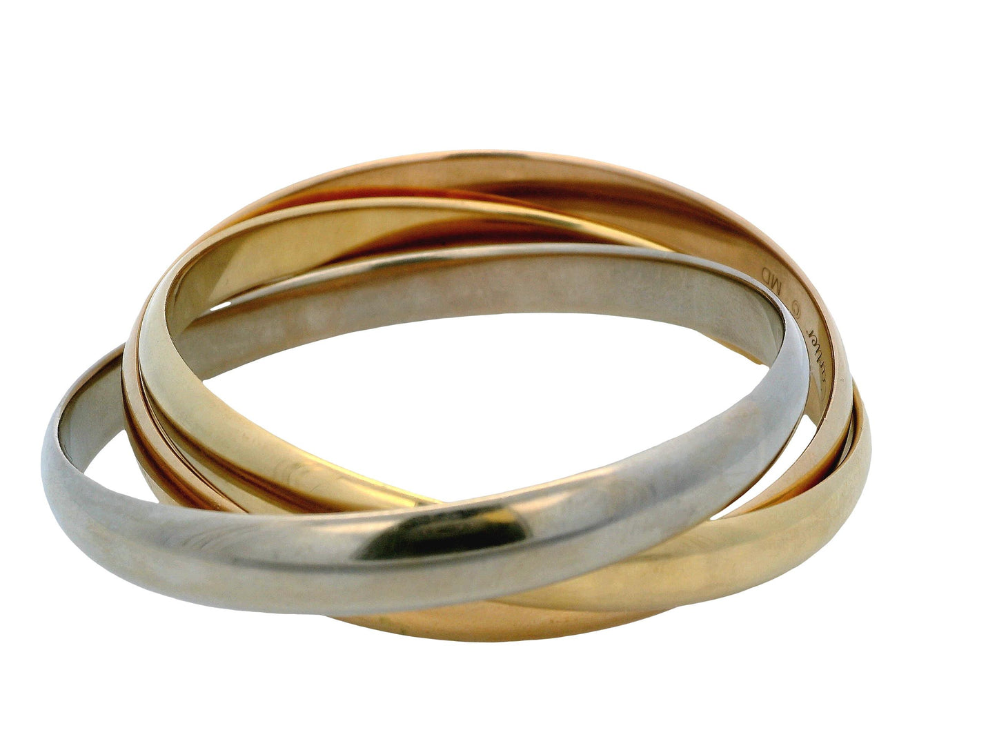 Cartier Trinity Bracelet Wide Medium-French Mark
