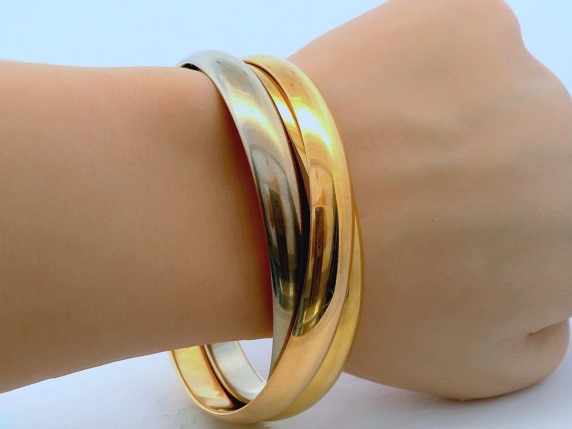 Cartier Trinity Bracelet Wide Medium-French Mark