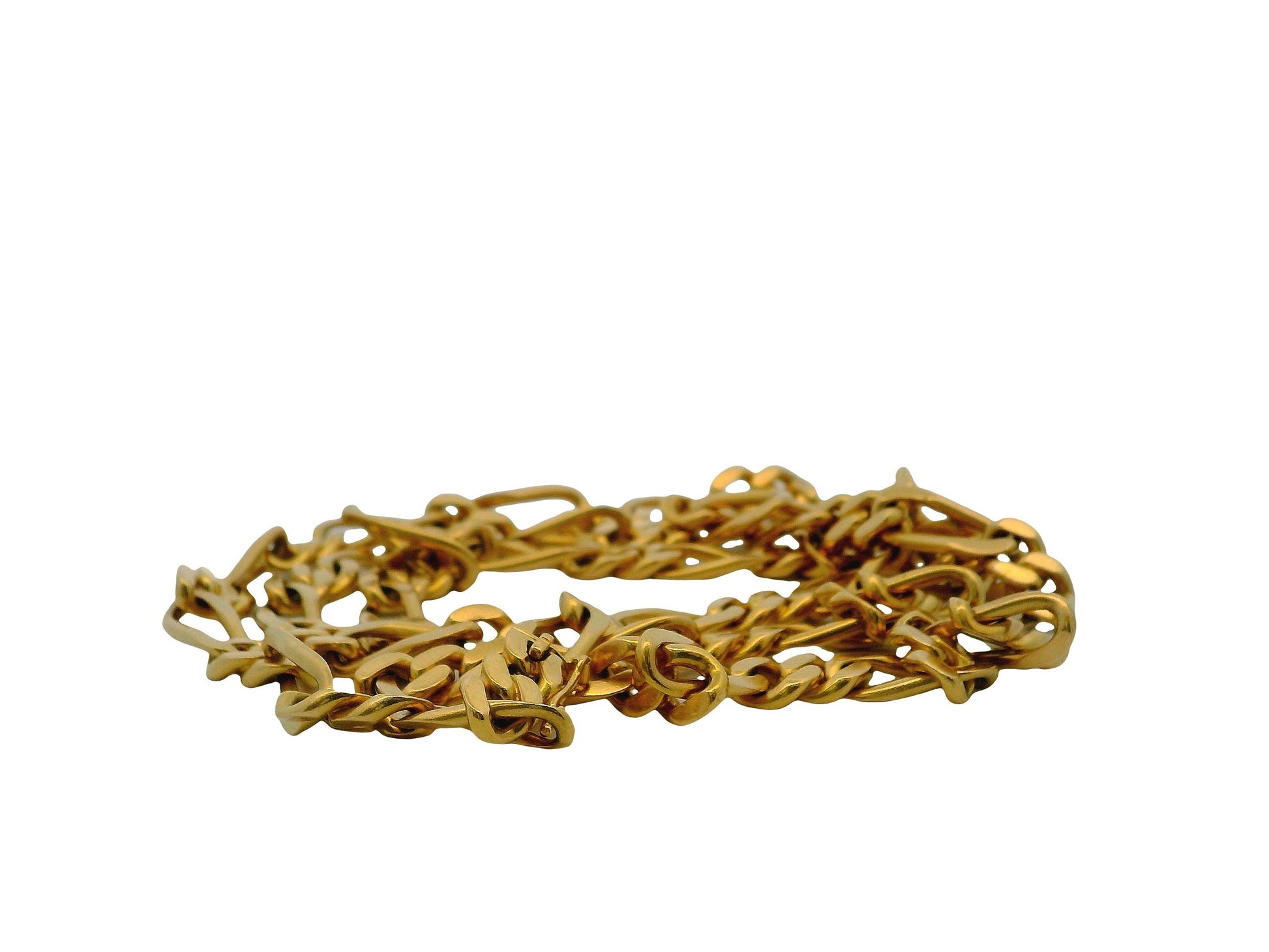 Van Cleef & Arpels 18K Yellow Gold Curb Links Chain
