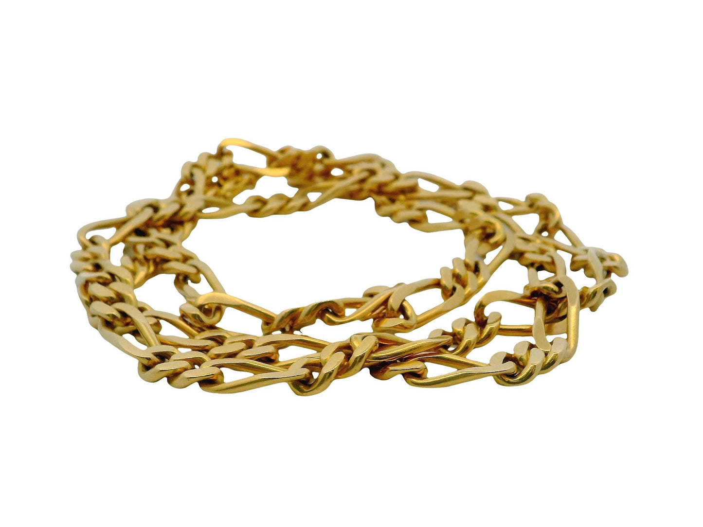 Van Cleef & Arpels 18K Yellow Gold Curb Links Chain