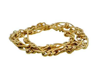 Van Cleef & Arpels 18K Yellow Gold Curb Links Chain