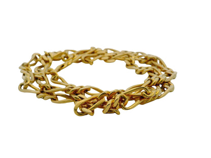 Van Cleef & Arpels 18K Yellow Gold Curb Links Chain