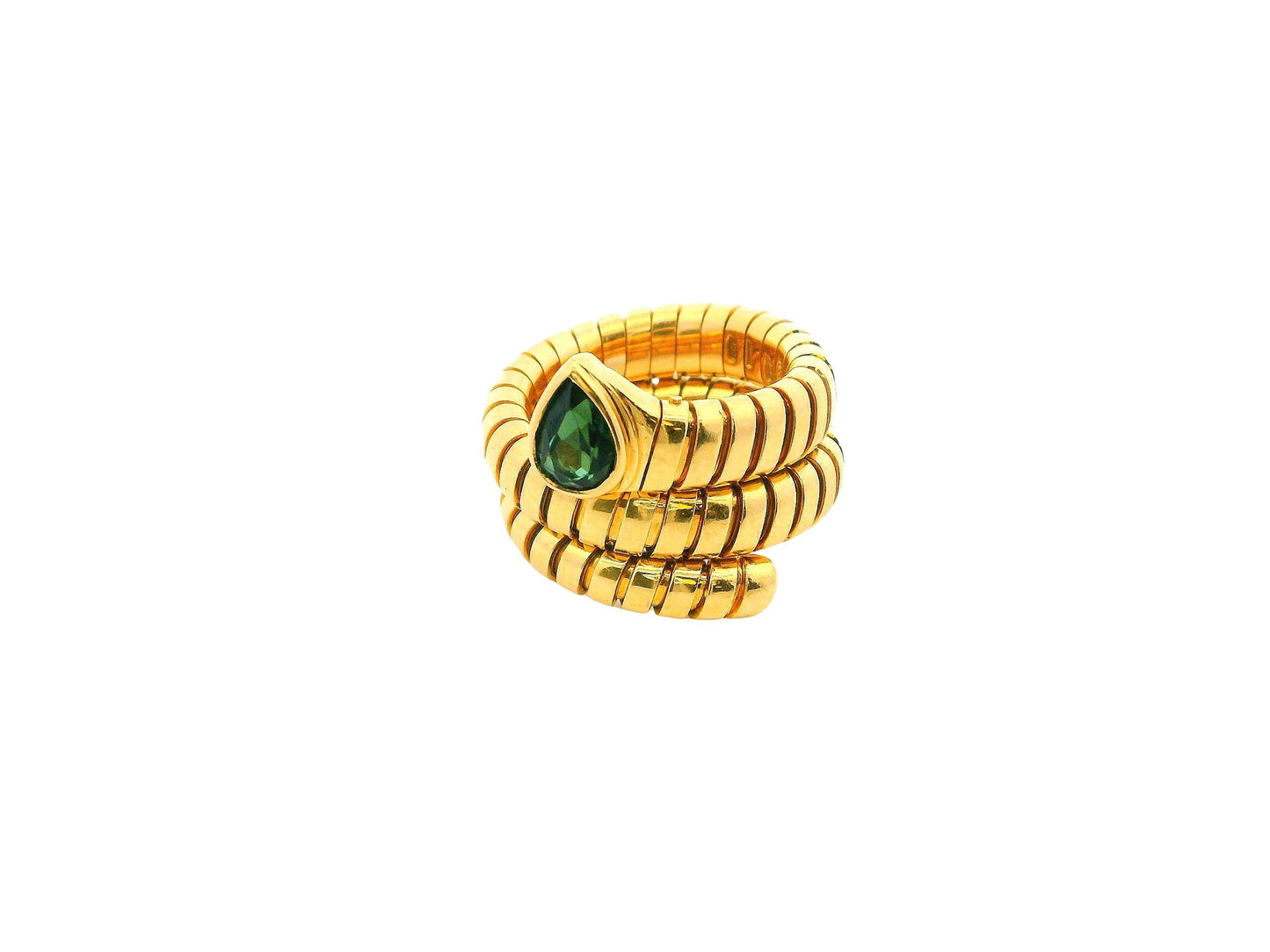 Bvlgari serpenti ring tourmaline ps top
