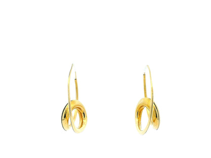 Michael Good 18K Yellow Gold Swirl Earring