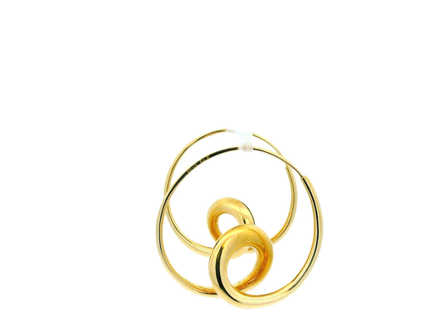 Michael Good 18K Yellow Gold Swirl Earring