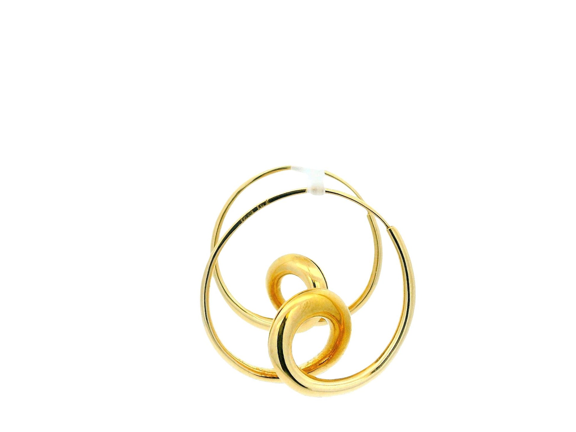 Michael Good 18K Yellow Gold Swirl Earring