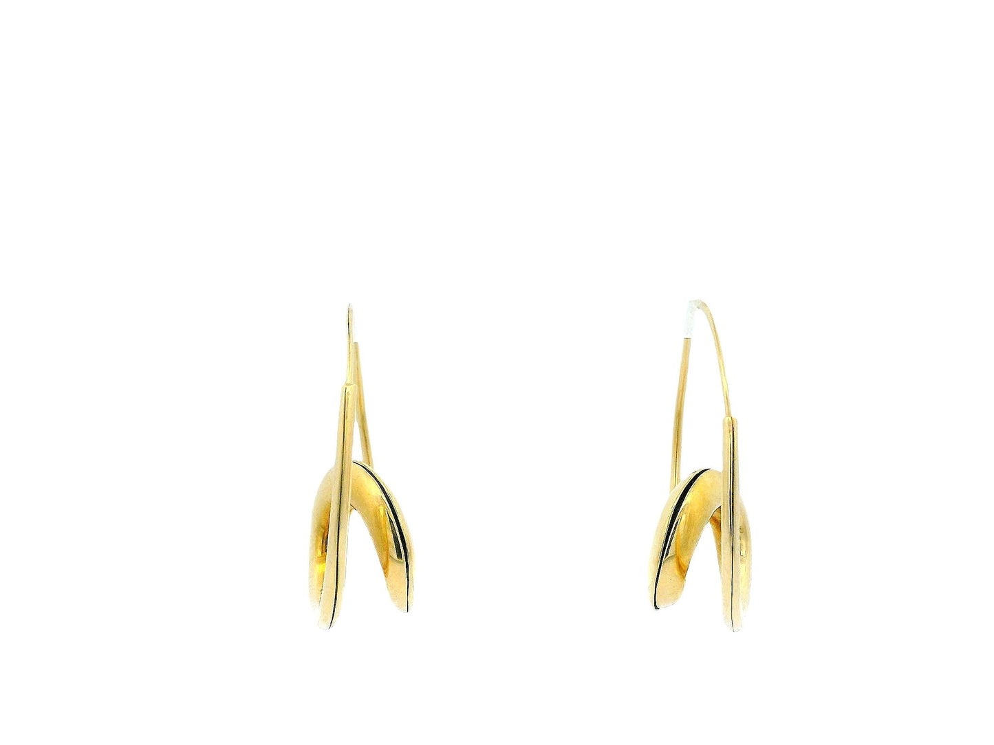 Michael Good 18K Yellow Gold Swirl Earring