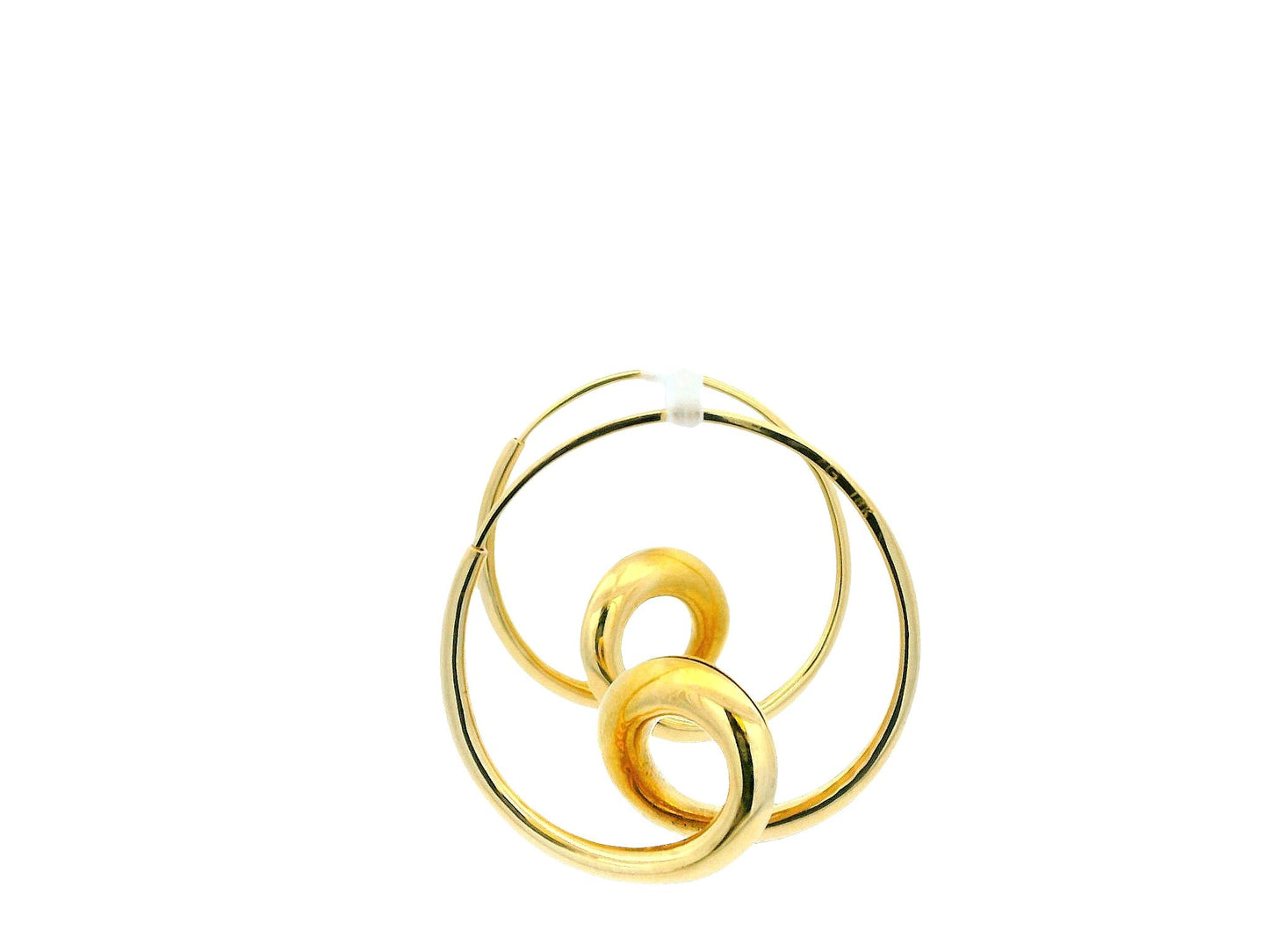 Michael Good 18K Yellow Gold Swirl Earring