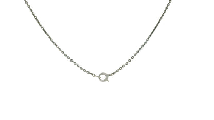 deco pendant pt w/ dias&sapphires natural prl tassels on later wg chain