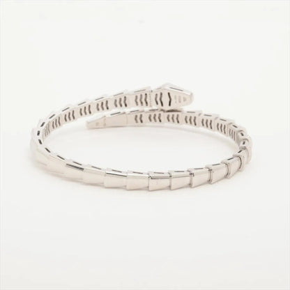 Bvlgari Serpenti Viper 18K White Gold & Diamond Bracelet & Certificate 2025