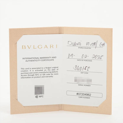 Bvlgari Serpenti Viper 18K White Gold & Diamond Bracelet & Certificate 2025