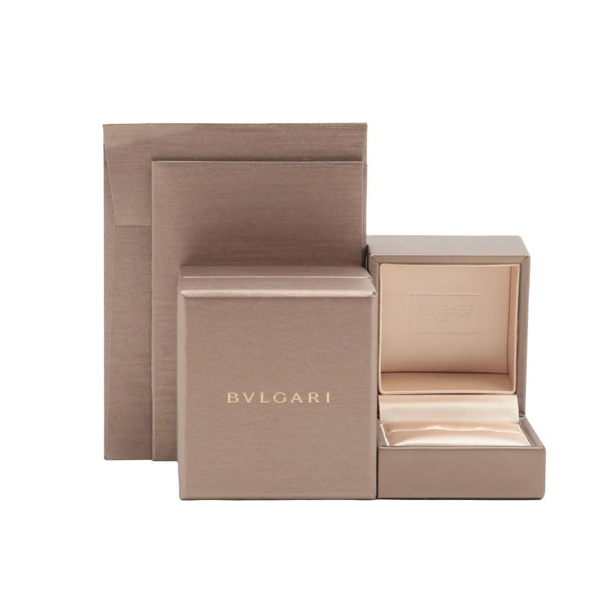 Bvlgari Serpenti Viper 355974 18k Rose Gold Pave Size-S Box & Card