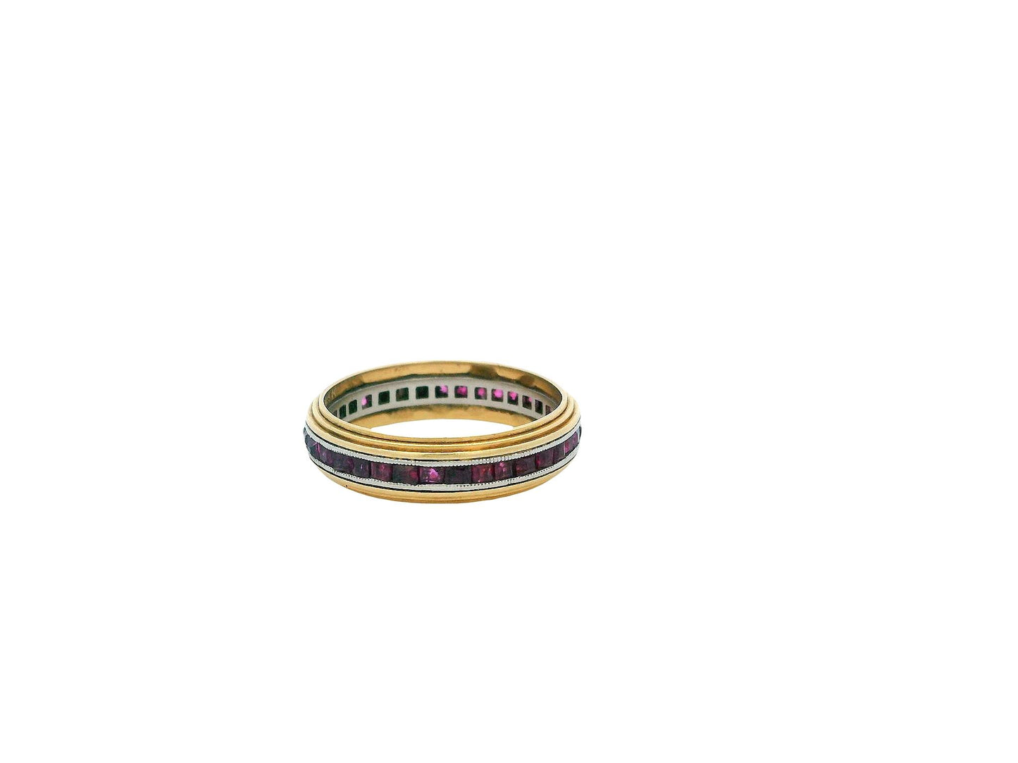 Bristol 14k Gold Ruby Eternity Ring