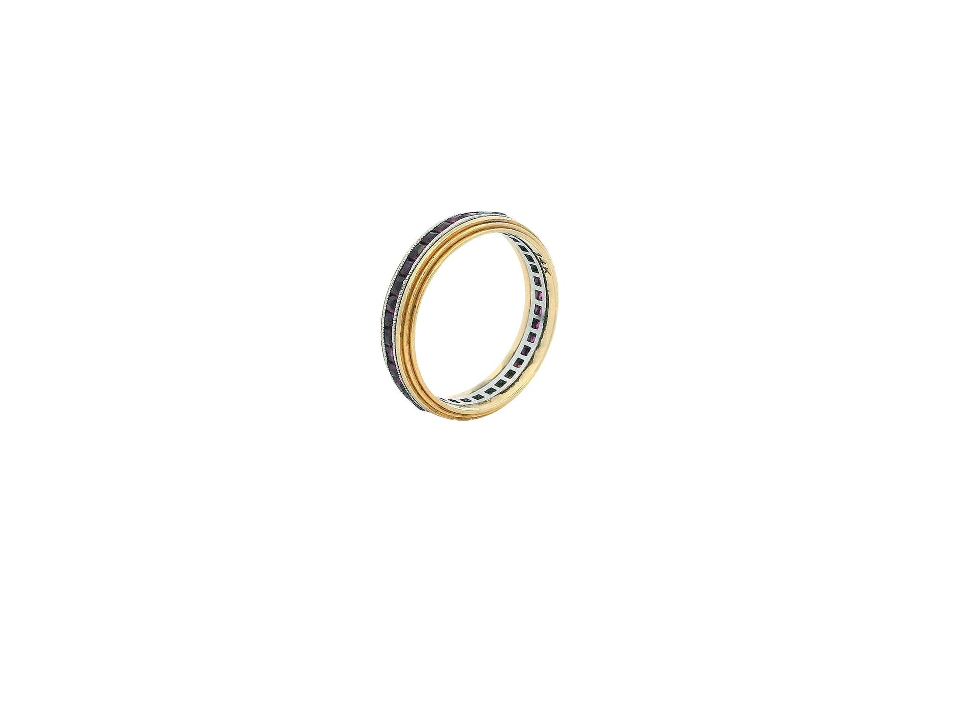 Bristol 14k Gold Ruby Eternity Ring