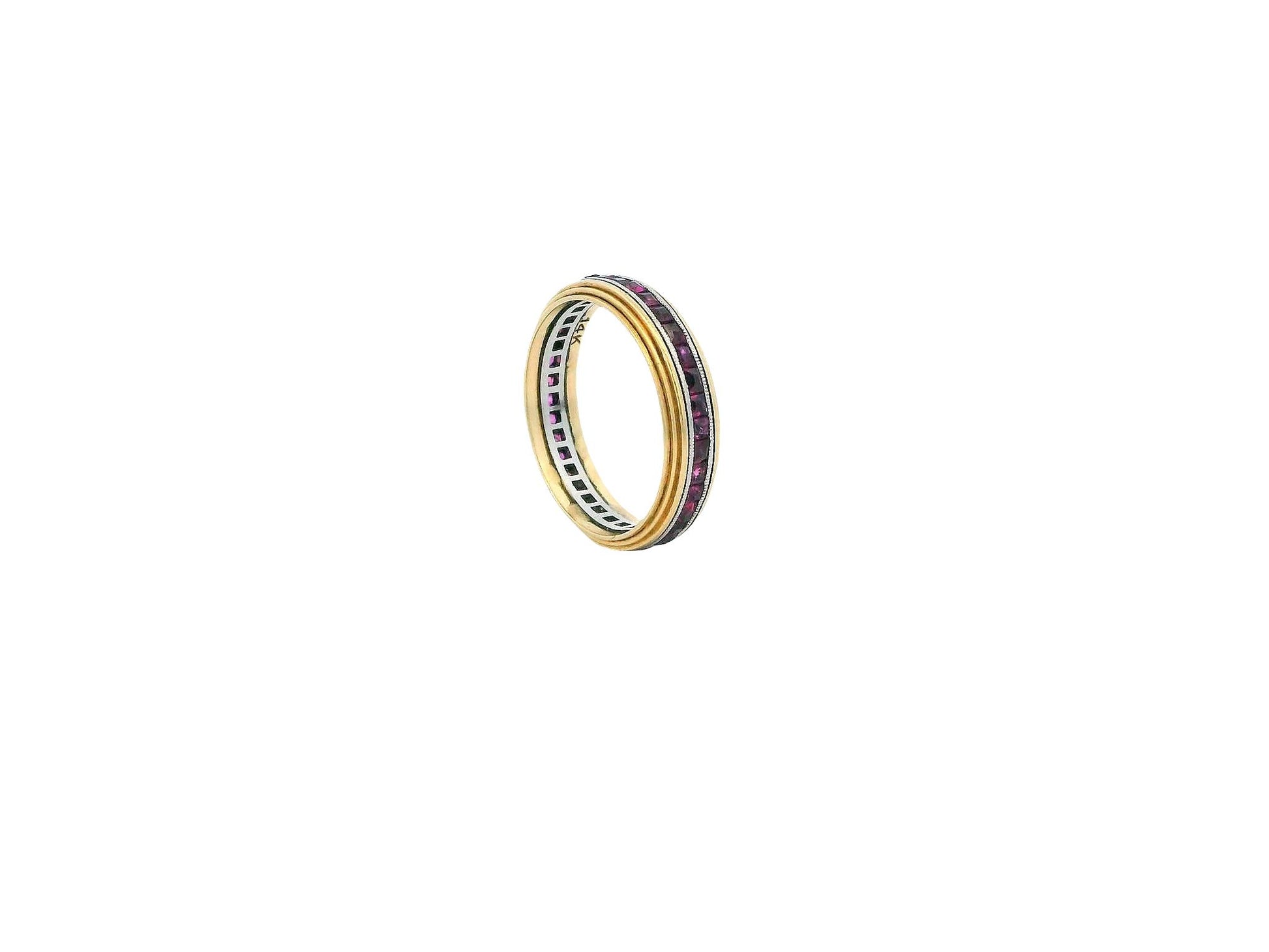 Bristol 14k Gold Ruby Eternity Ring