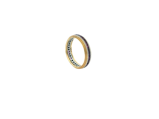 Bristol 14k Gold Ruby Eternity Ring