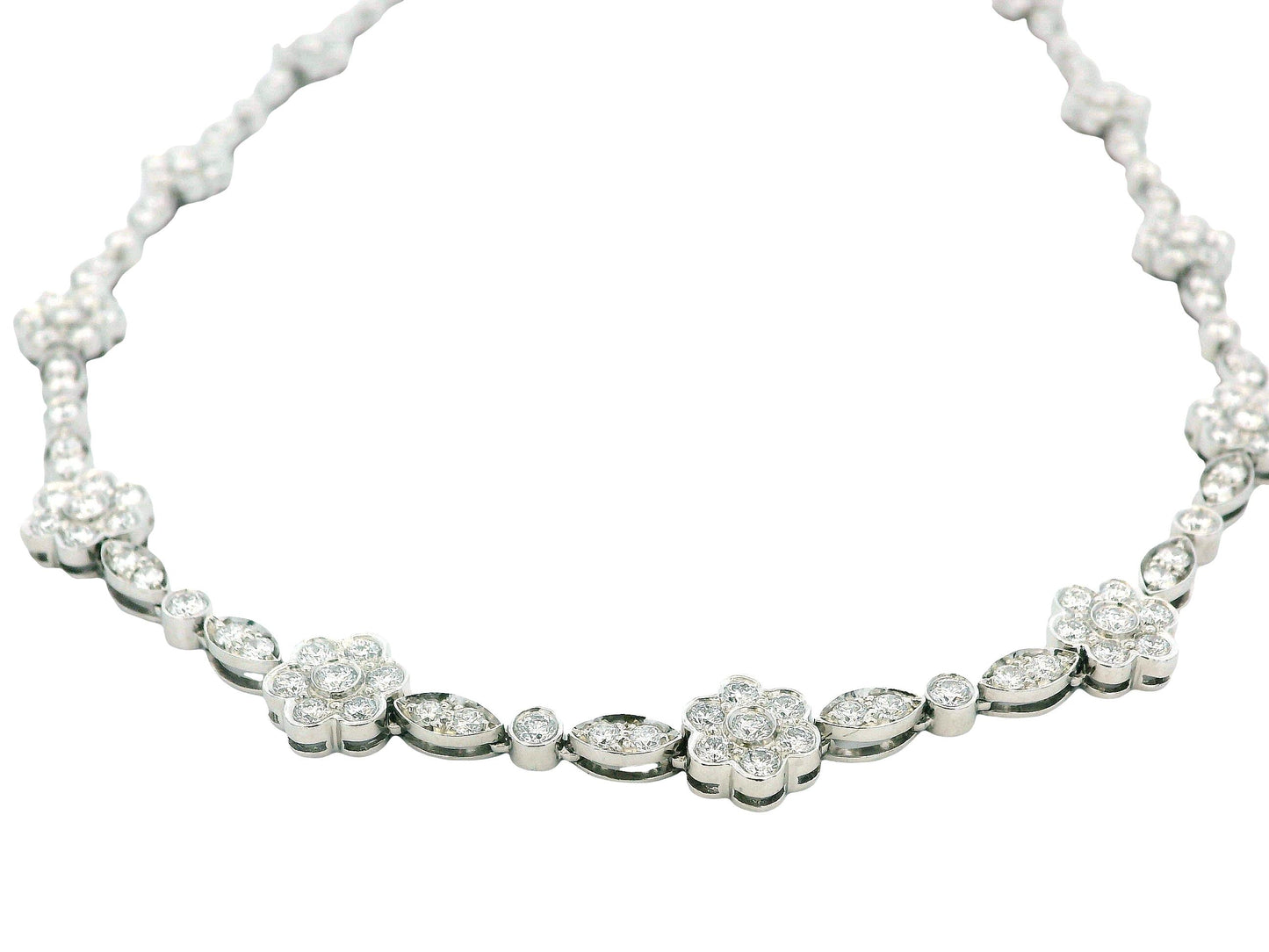 Tiffany & Co. Platinum 11 Rosettes Necklace