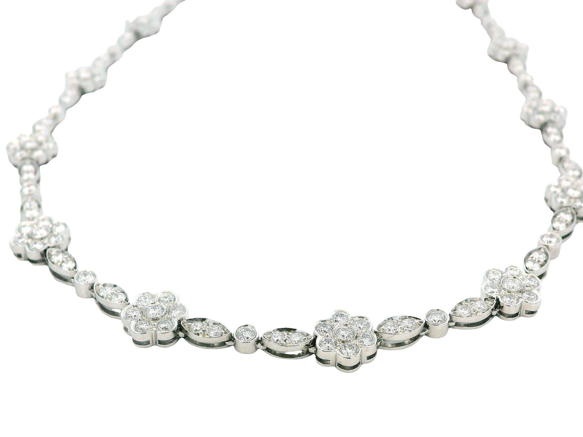 Tiffany & Co. Platinum 11 Rosettes Necklace