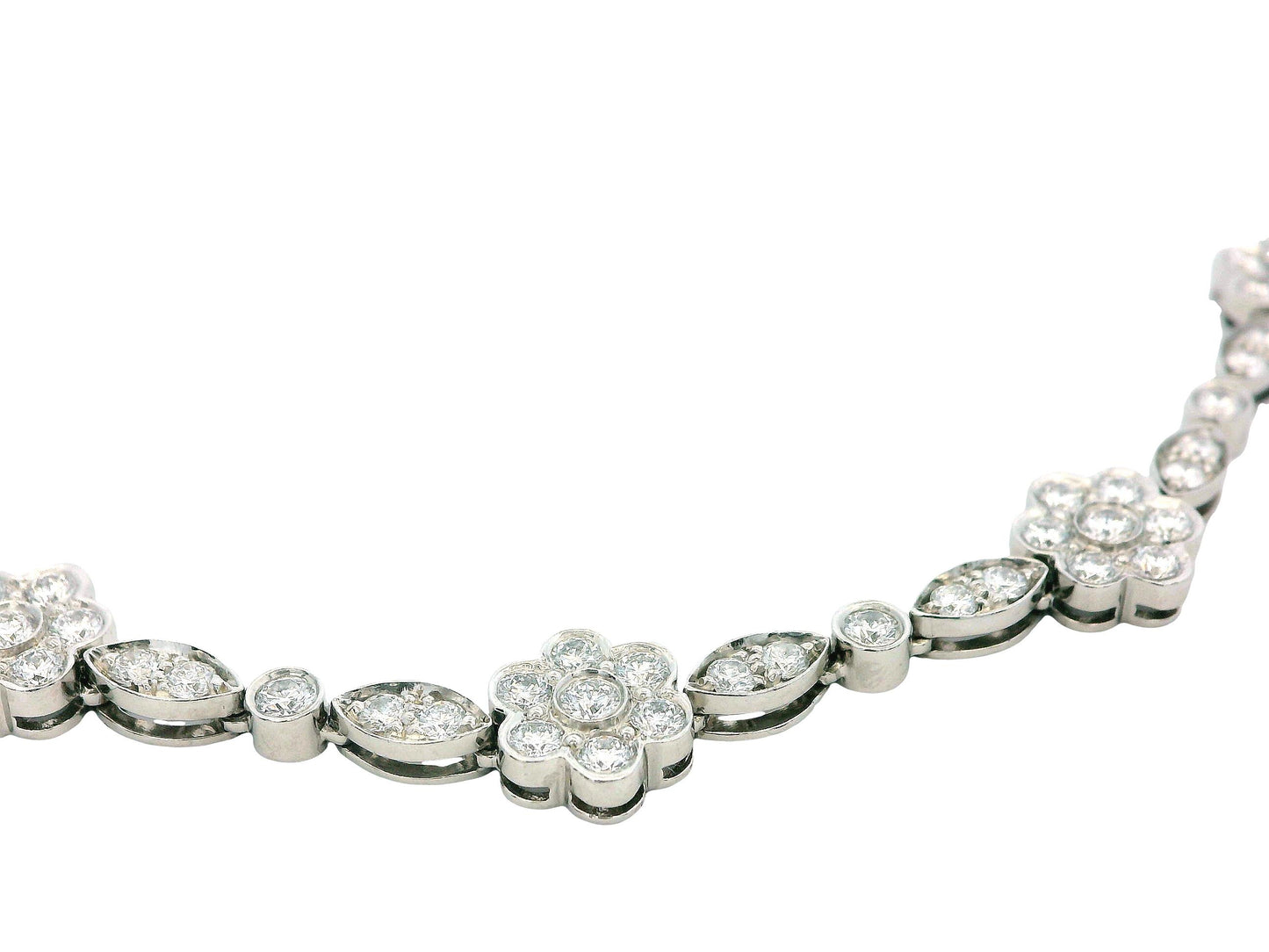 Tiffany & Co. Platinum 11 Rosettes Necklace