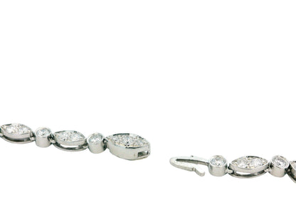 Tiffany & Co. Platinum 11 Rosettes Necklace