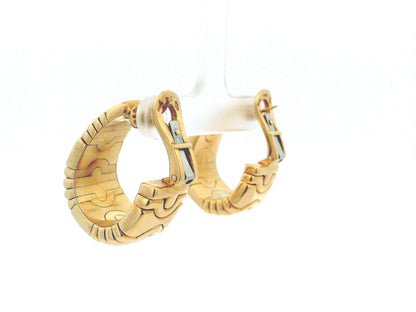 Bvlgari Parenthesis 18K Yellow Gold Earrings