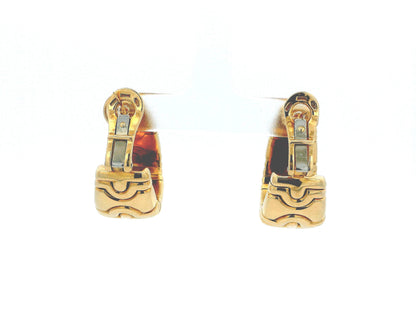 Bvlgari Parenthesis 18K Yellow Gold Earrings