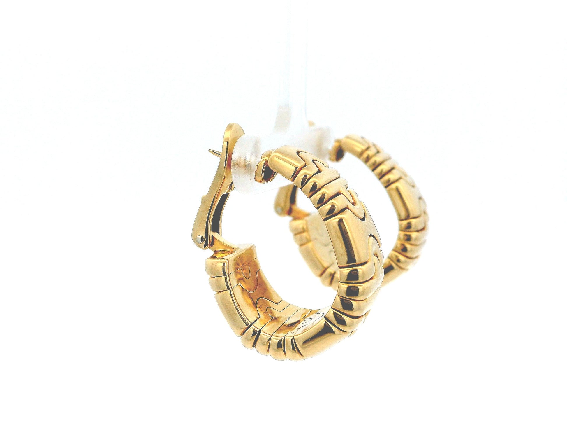 Bvlgari Parenthesis 18K Yellow Gold Earrings