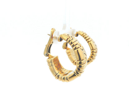 Bvlgari Parenthesis 18K Yellow Gold Earrings