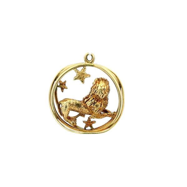 William Ruser 1930's 3D Leo Lion Pendant