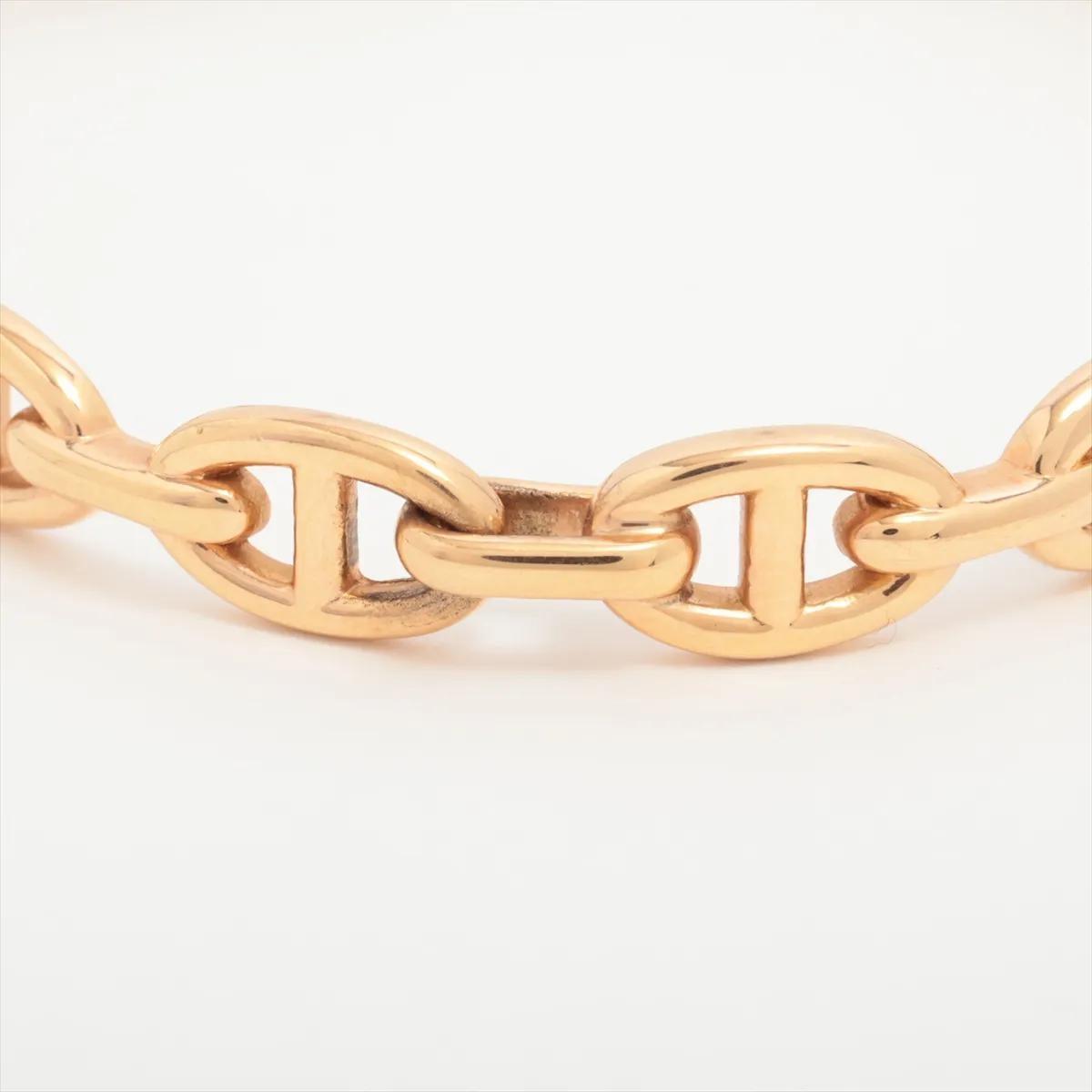Hermes Chaine de Ancre Enchaines in 18K Rose Gold Bracelet W/Box & Pouch