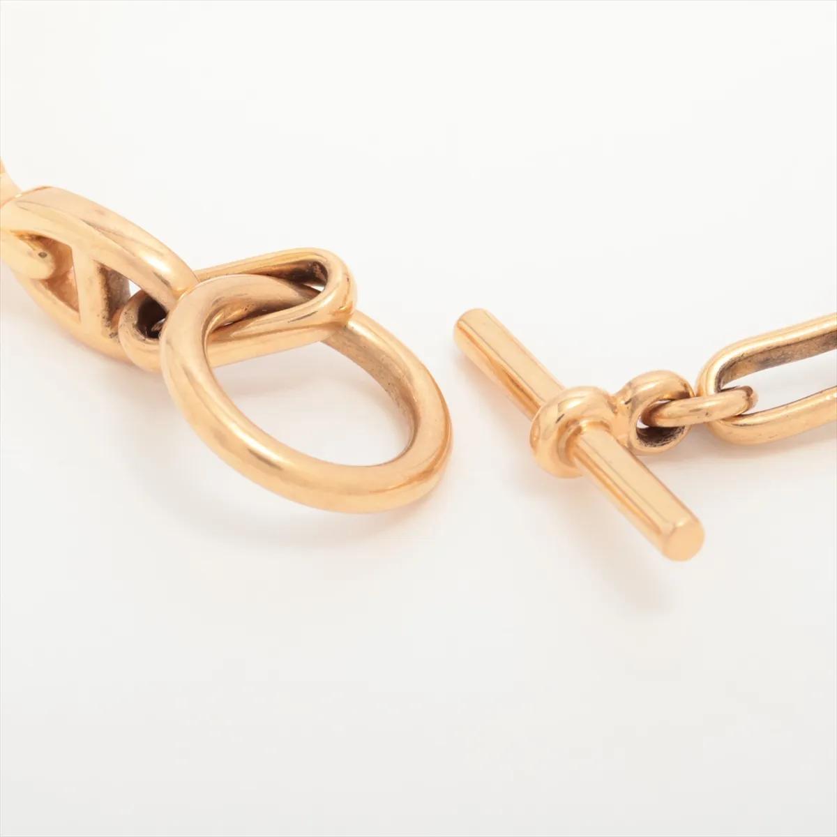 Hermes Chaine de Ancre Enchaines in 18K Rose Gold Bracelet W/Box & Pouch