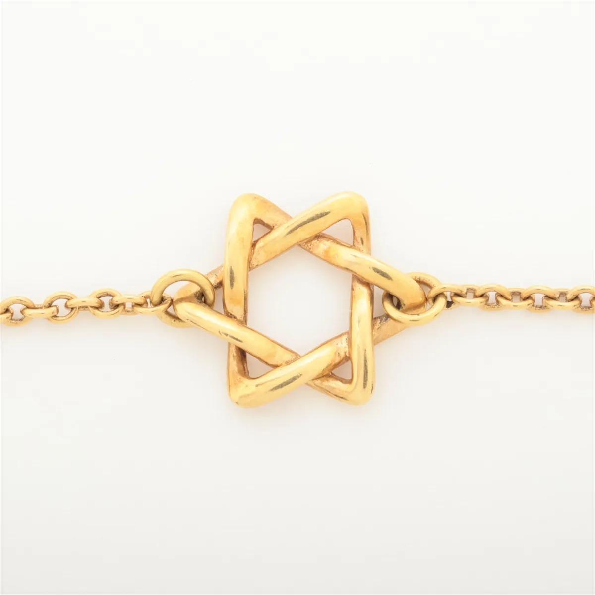 Tiffany & Co. Peretti 18K Yellow Gold Star of David Bracelet
