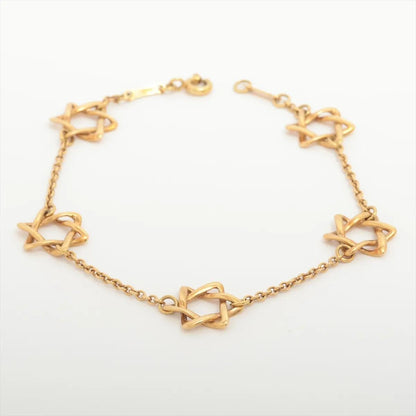 Tiffany & Co. Peretti 18K Yellow Gold Star of David Bracelet