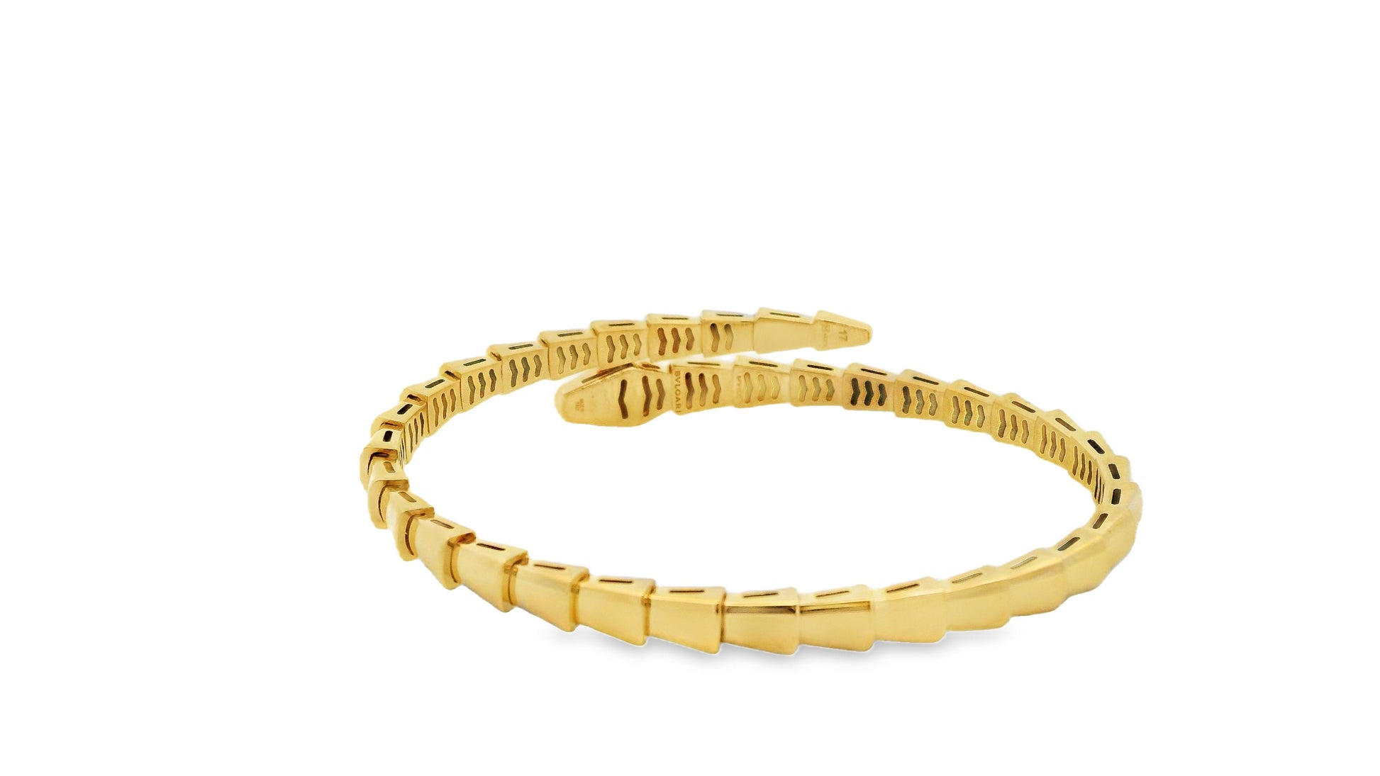 Bvlgari Serpenti 360F22 18K Yellow Gold '17' Bracelet Box & Papers-2024