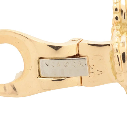 Van Cleef & Arpels Vintage Alhambra 18K Yellow Gold & diamond earrings