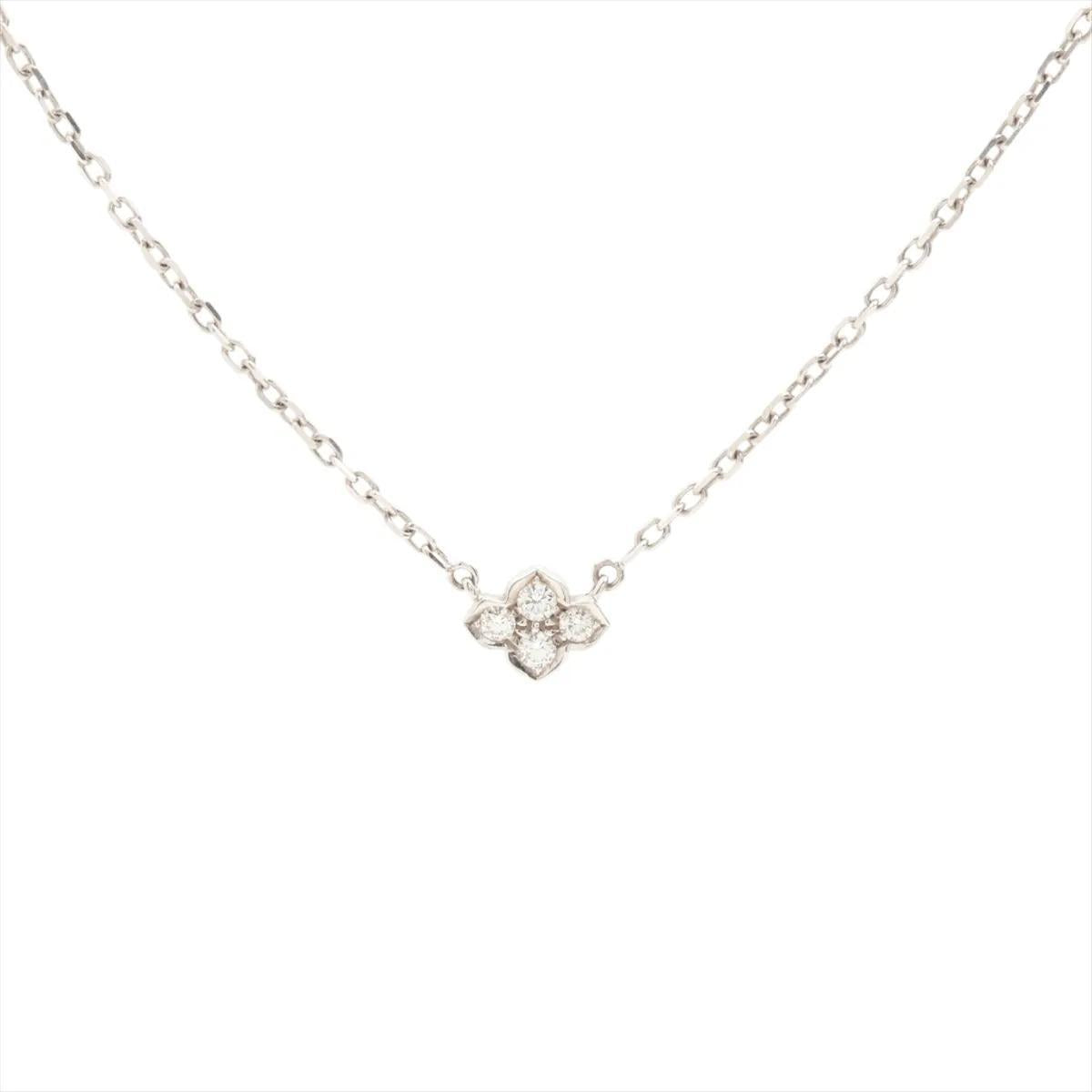 Cartier Hindu 18K White Gold Diamond Necklace Box & Papers