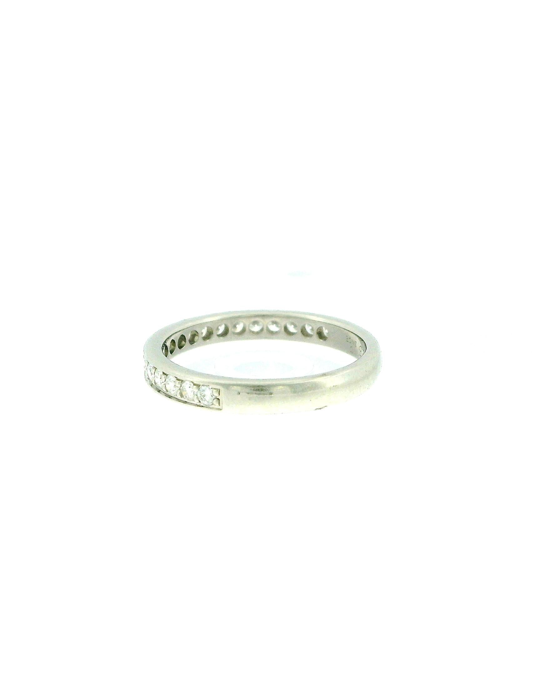 Cartier Eternity Platinum Diamond Band size 50