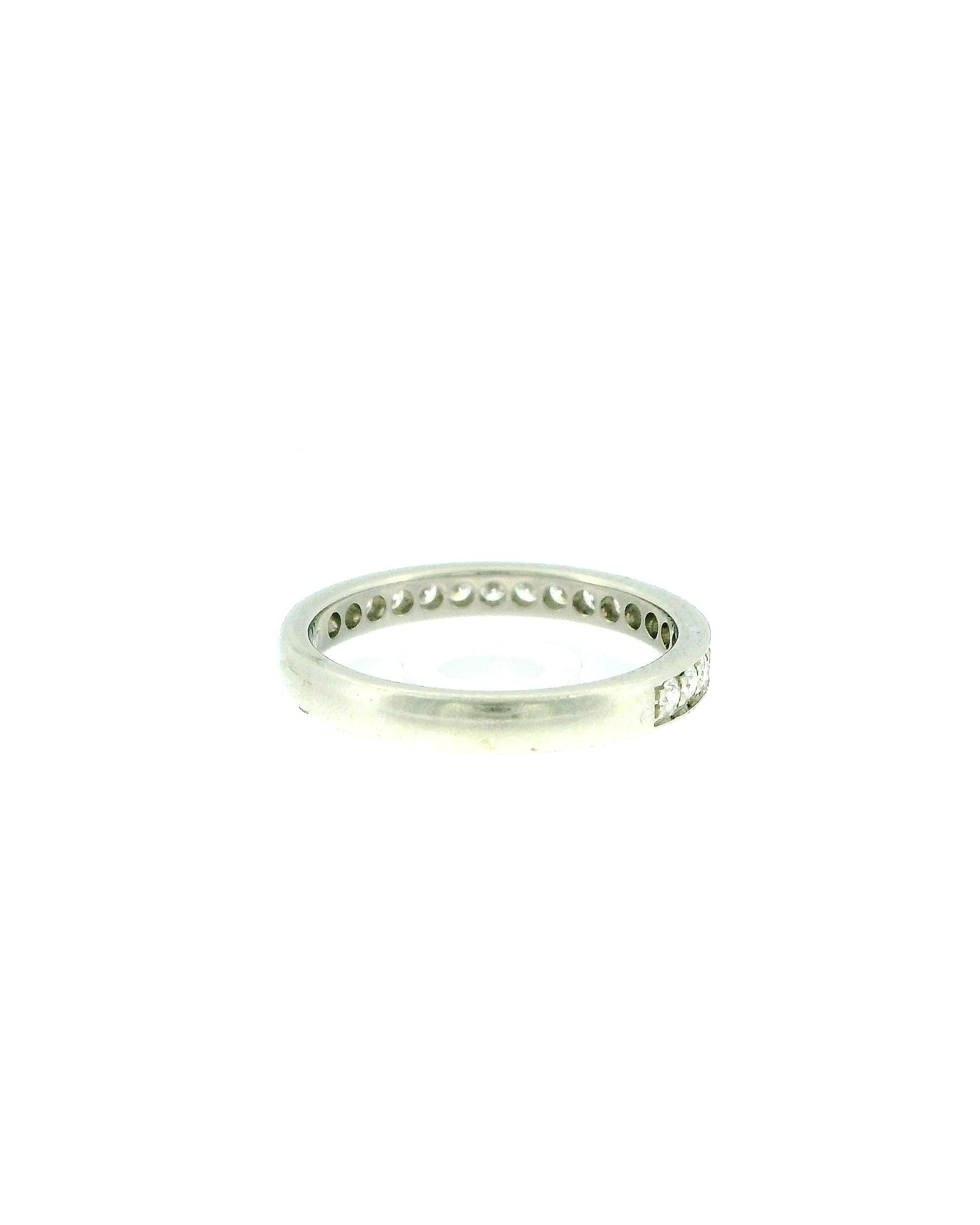 Cartier Eternity Platinum Diamond Band size 50