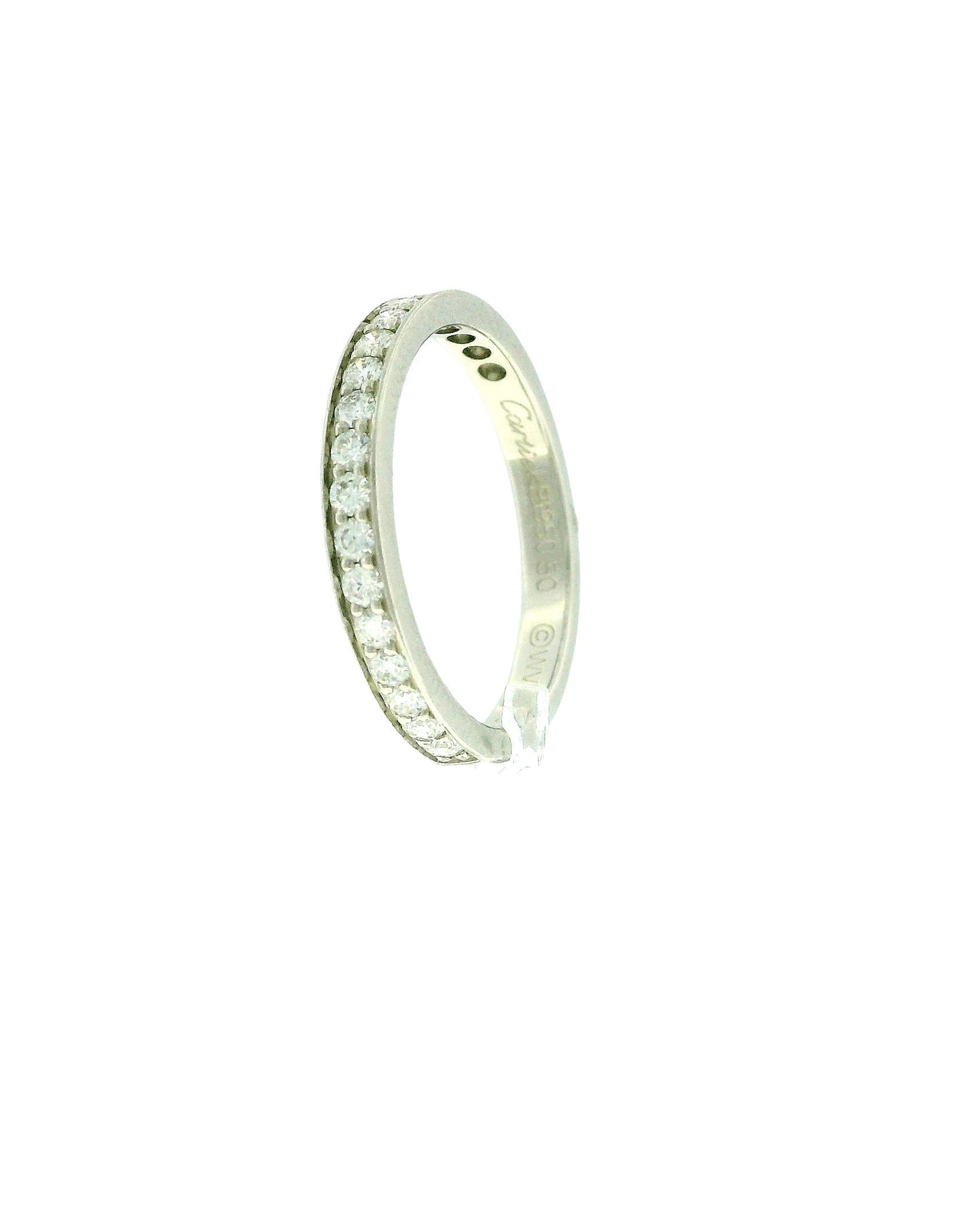 Cartier Eternity Platinum Diamond Band size 50