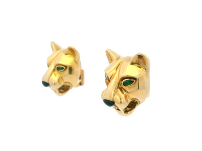 Cartier Panther 18K Yellow Gold Day & Night Ears Door-knockers