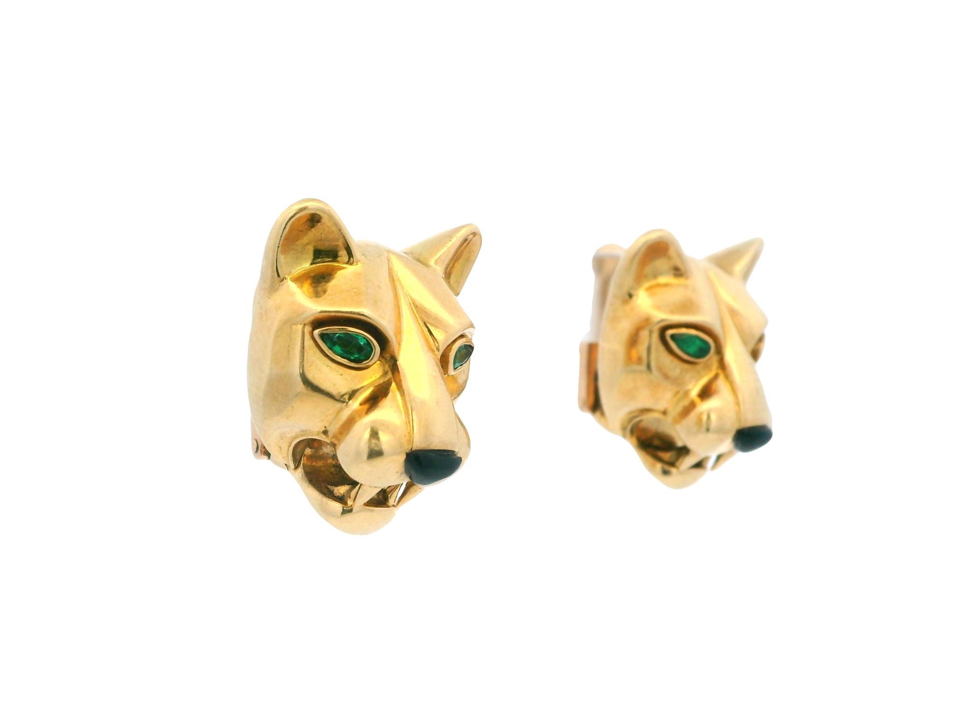Cartier Panther 18K Yellow Gold Day & Night Ears Door-knockers