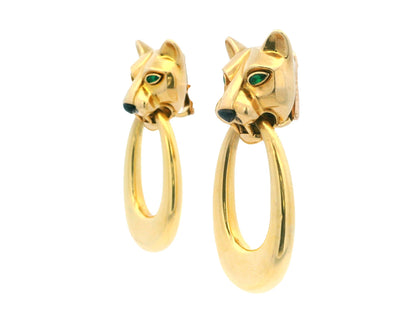 Cartier Panther 18K Yellow Gold Day & Night Ears Door-knockers