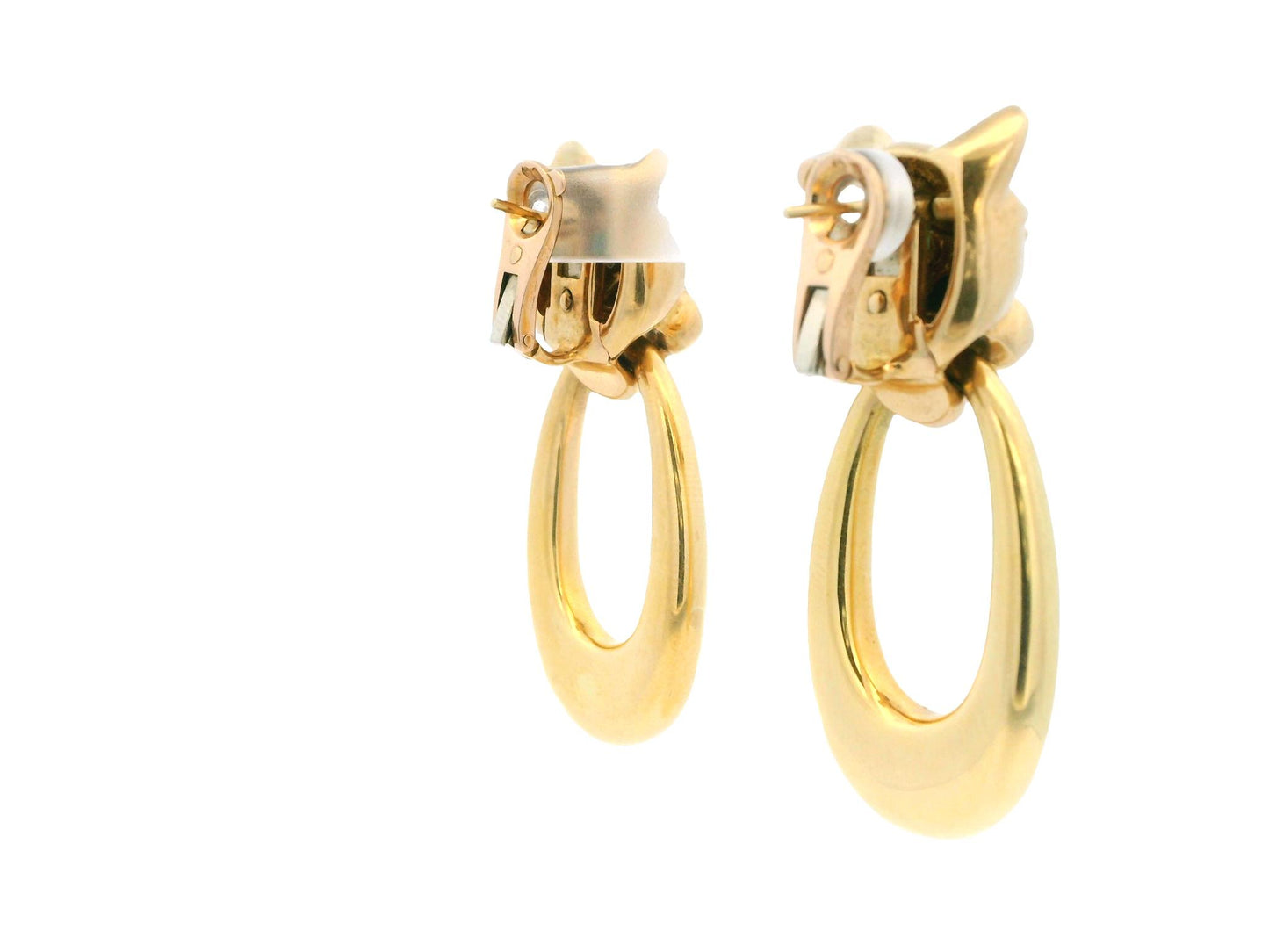 Cartier Panther 18K Yellow Gold Day & Night Ears Door-knockers